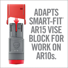 Red; Real Avid - Smart-Fit® Vise Block Sleeve For AR10* - v4 - HCC Tactical