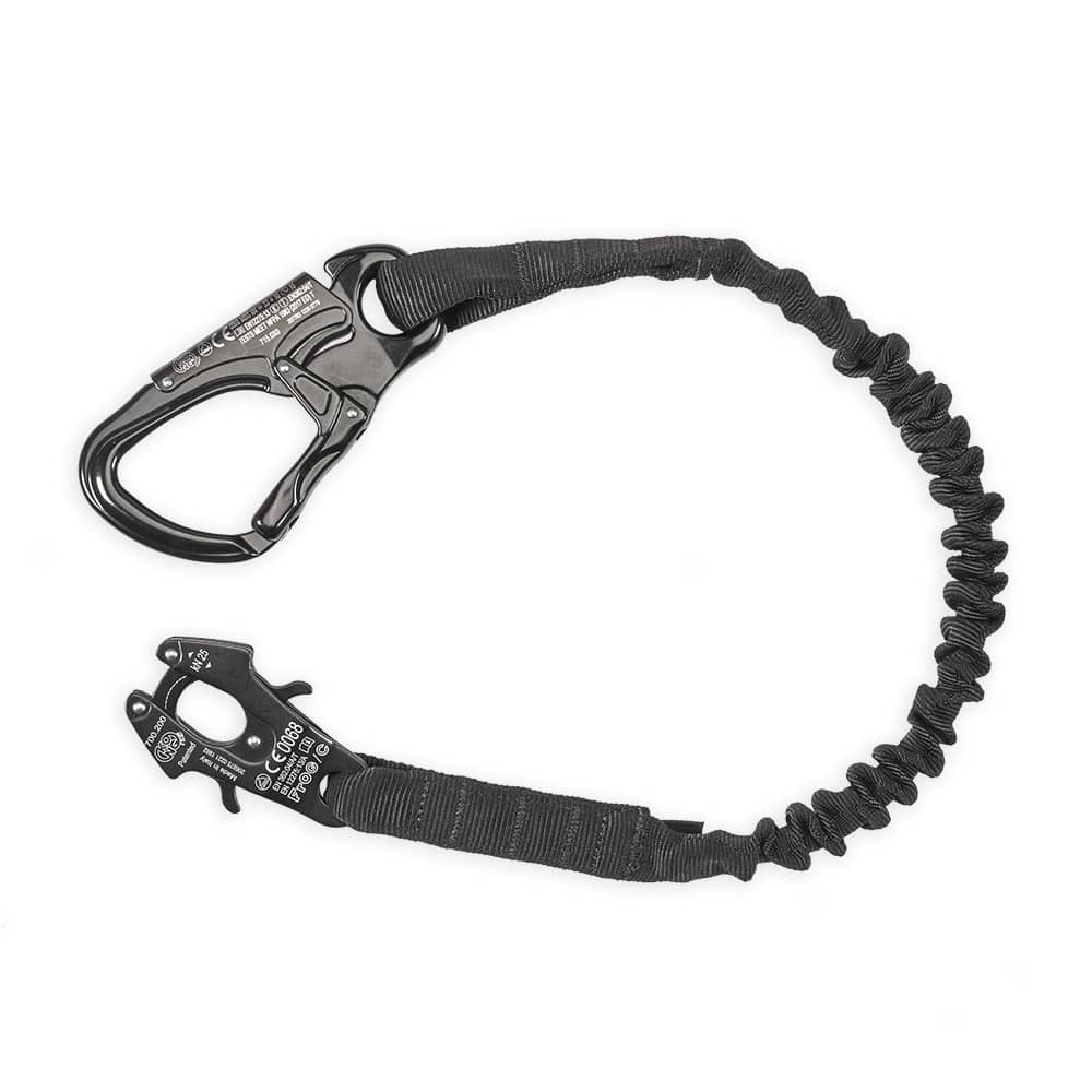 Helo Retention Lanyard with Kong Frog Cable and Plunger Pin
