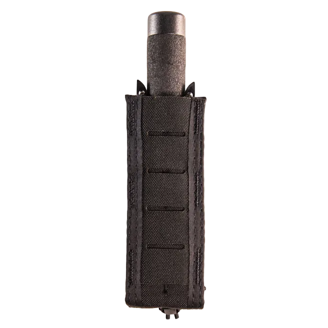 Black; HSG - Duty Extended Pistol/Baton/Flashlight TACO Pouch - HCC Tactical