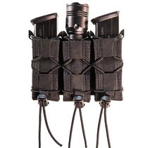 Black; HSG - Triple Pistol TACO Pouch - HCC Tactical