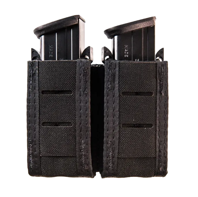 Black; High Speed Gear - Duty Double Pistol TACO® Pouch - HCC Tactical