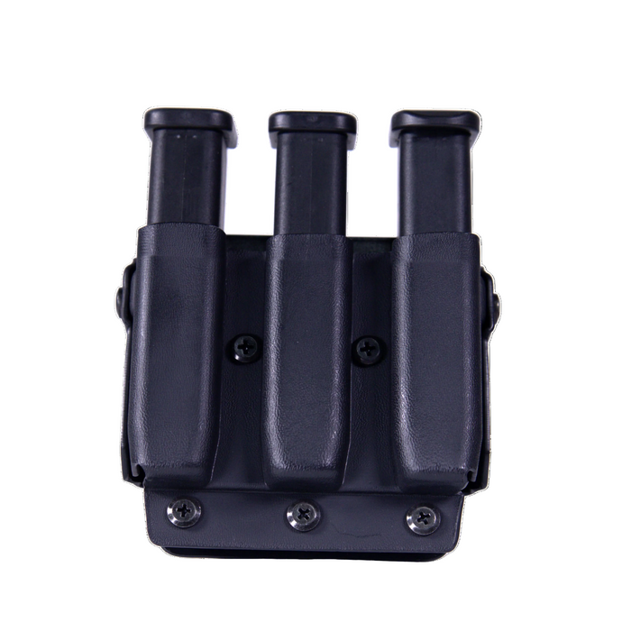 Black; High Speed Gear - Uniform Line Triple Pistol Mag Pouch - HCC Tactical
