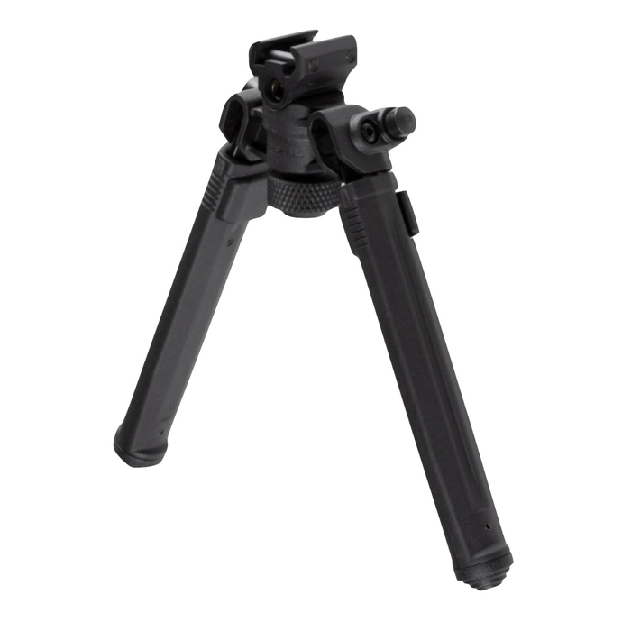 Black; Magpul - 1913 Picatinny Rail Bipod (Pan / Tilt) - HCC Tactical