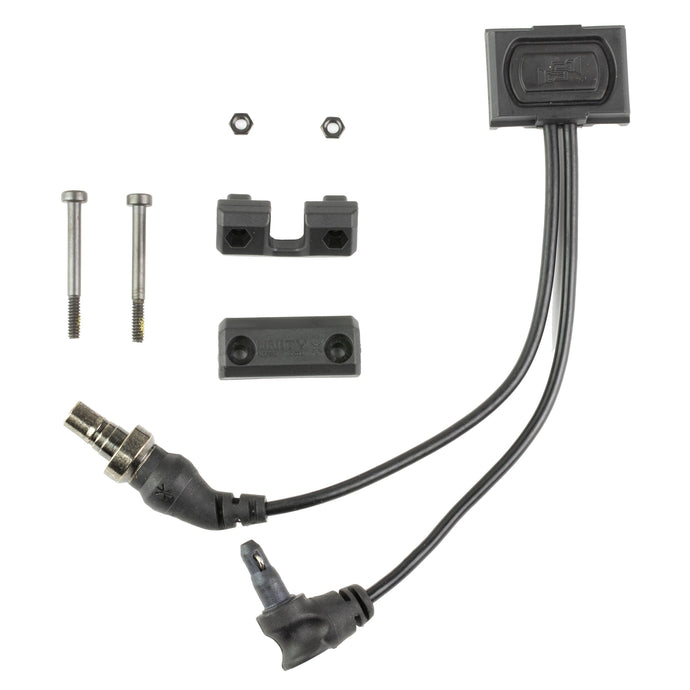 Black; Unity Tactical - ModButton™ Lite - Dual Lead - SureFire Crane Laser4.5 - HCC Tactical