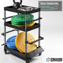 Mobile Tackle Station - Cart w/ 16 Slot Fishing Rod Holder