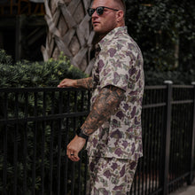 Tropical Frogskin Button-up