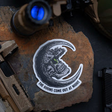 Goons Come Out At Night Sticker