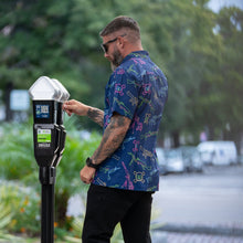 Neon Lights & Gun Fights Button-up