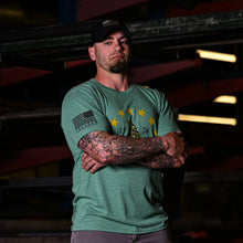 Don't Tread On Me T-Shirt (Heather Green)