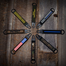 Thin Blue Line Keychain