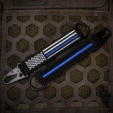 Thin Blue Line Keychain