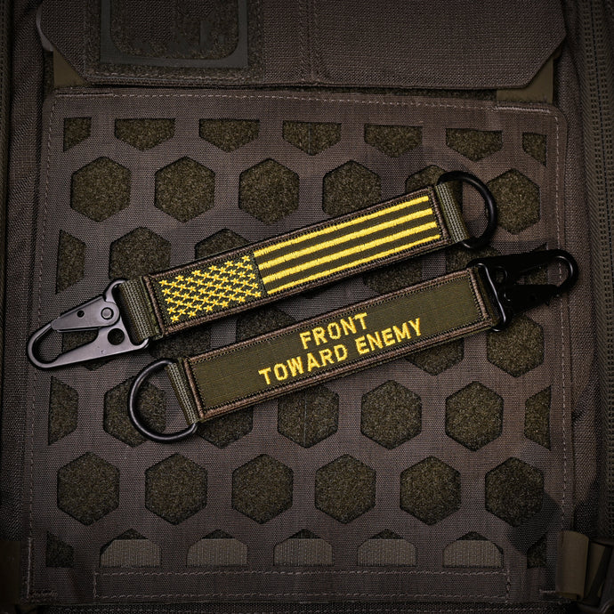 Front Toward Enemy Keychain