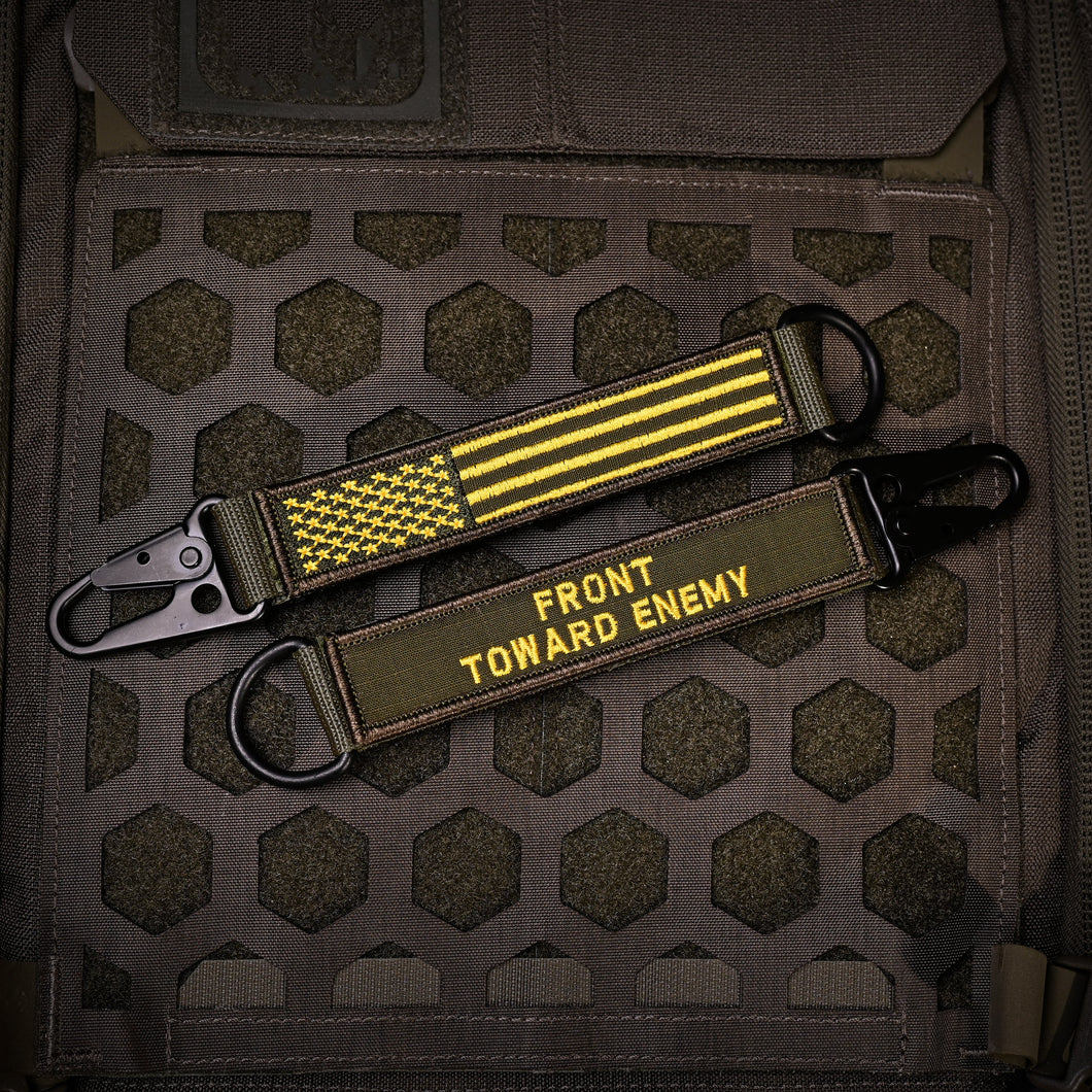 Front Toward Enemy Keychain