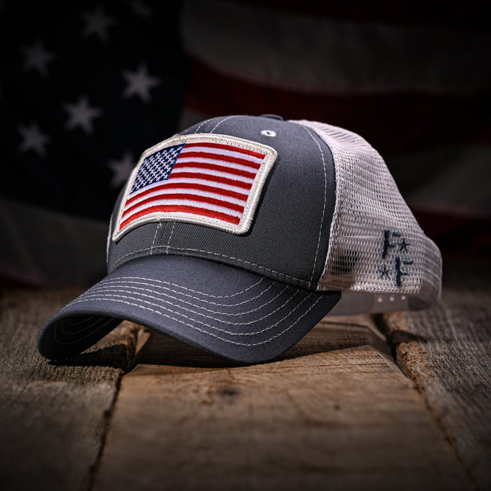 Slate & White (Trucker Hat)