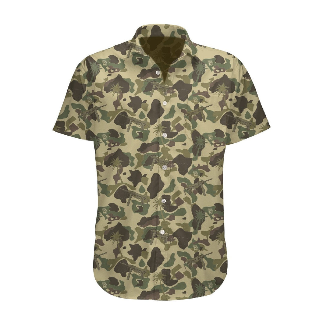 Tropical Frogskin Button-up
