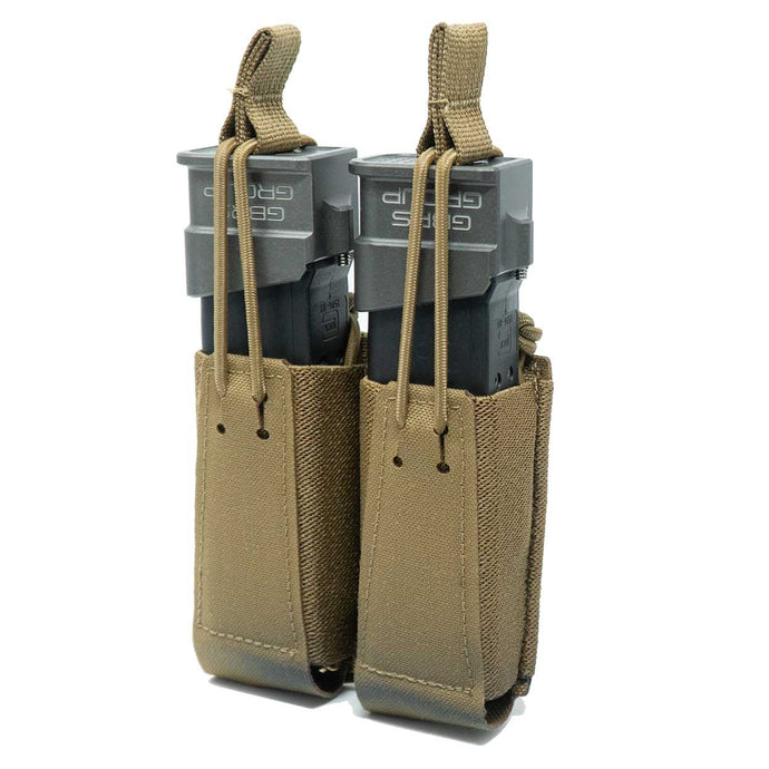 Pistol Magazine Pouch - Bungee Retention (Double)