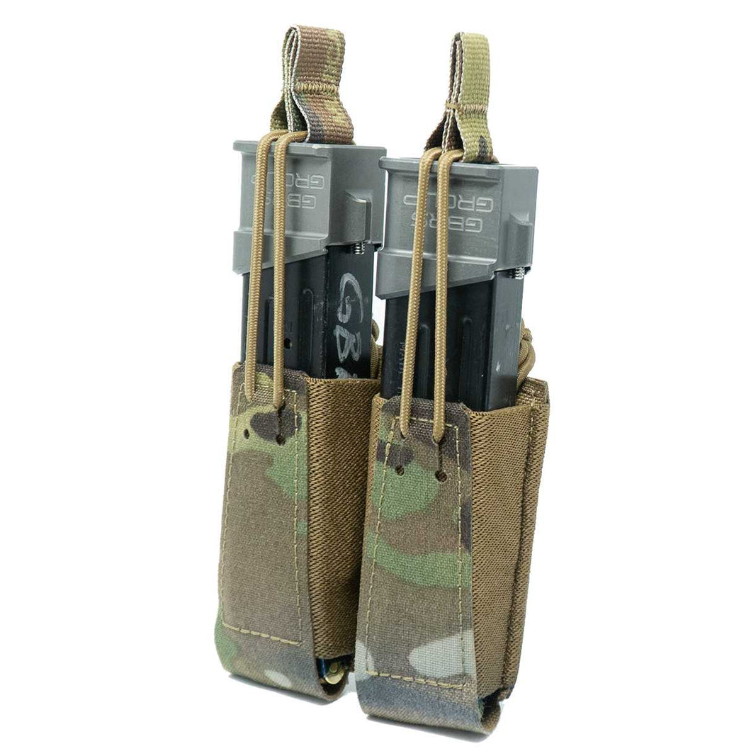 Pistol Magazine Pouch - Bungee Retention (Double)