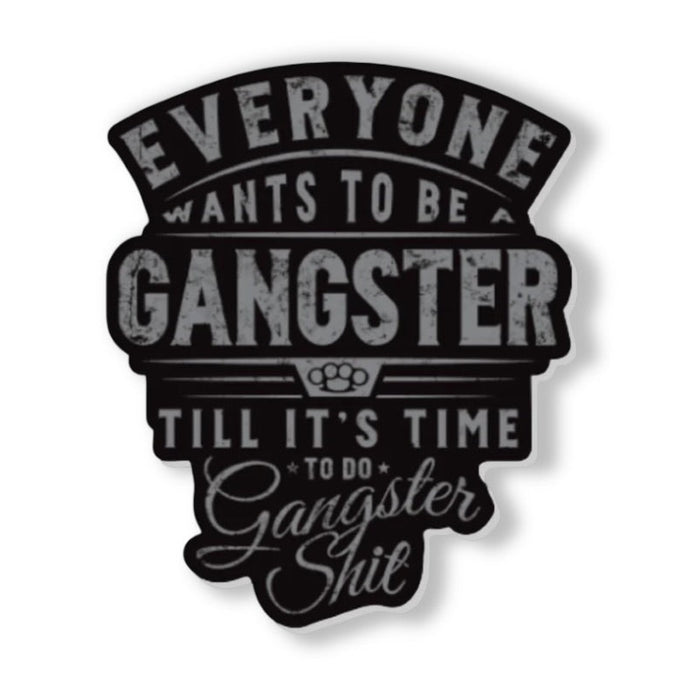 Gangster Sticker