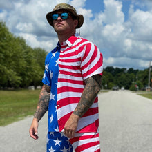 American Flag Button-up