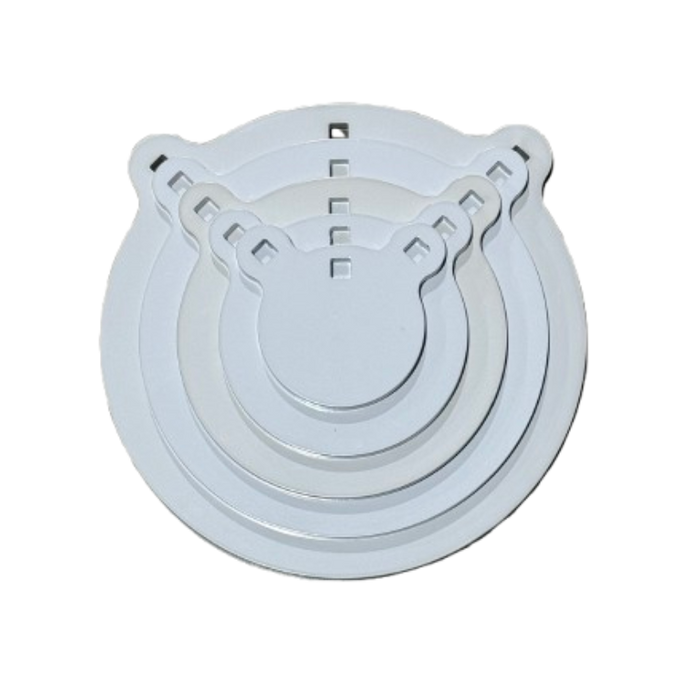 Shooting Targets USA LLC - Combo Set Gongs 3/8" - HCC Tactical