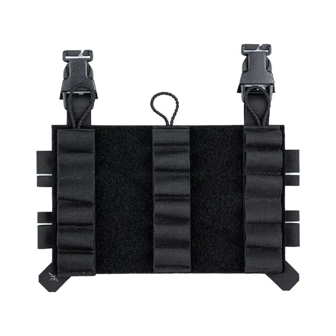 Black; HRT Tactical - Laser Cut Shotgun Placard w/ Removable Caddy - HCC Tactical