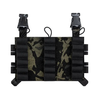 MultiCam Black; HRT Tactical - Laser Cut Shotgun Placard w/ Removable Caddy - HCC Tactical