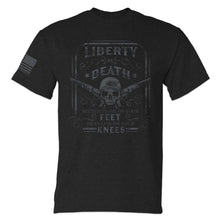Liberty or Death T-Shirt (Black on Black)