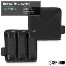 Pistol Mag Holder w/ Hook Backing - 2/3/6 Slot
