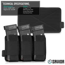 AR-15/AK-47 Mag Holder w/ Hook Backing - 1/2/3 Slot