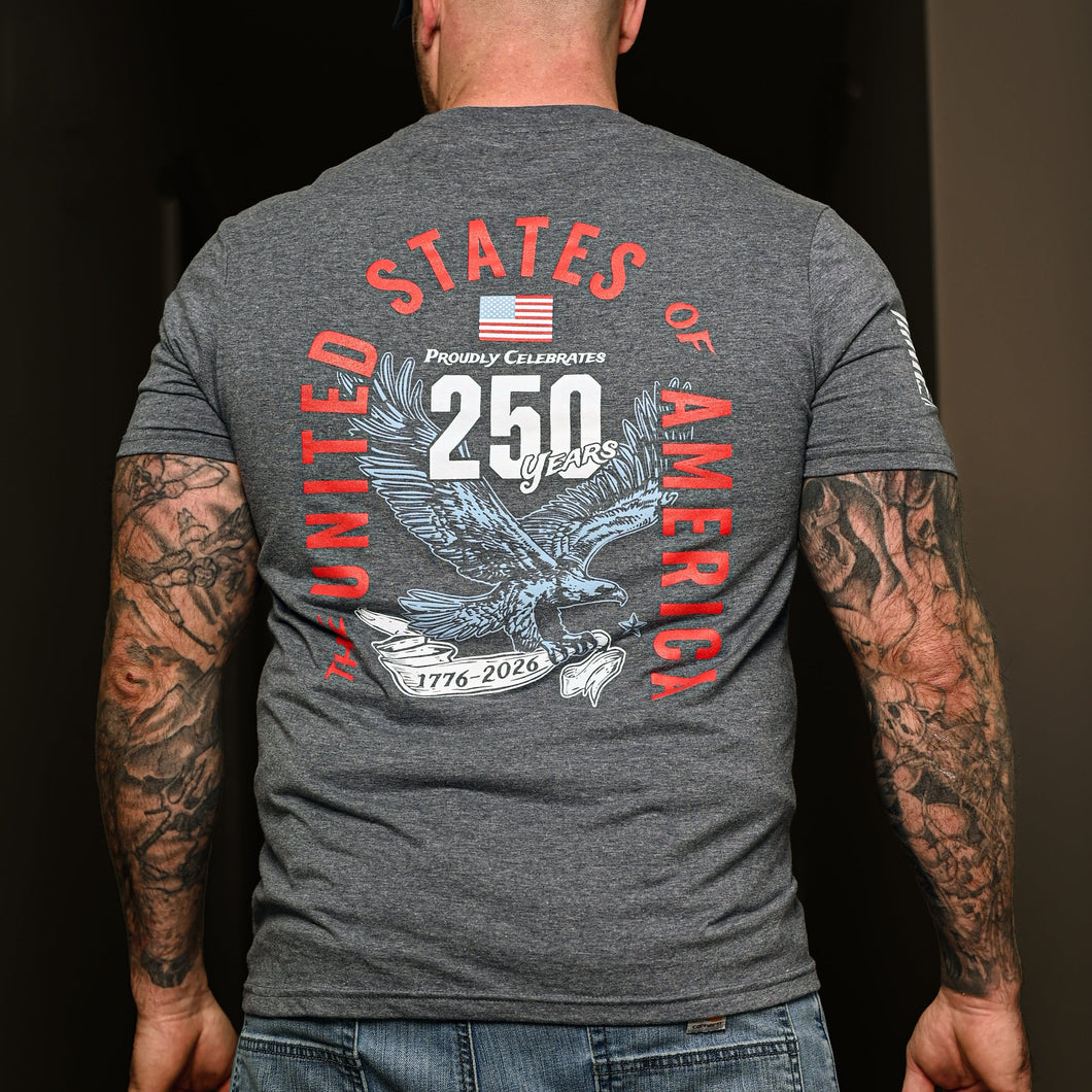 250th Anniversary T-Shirt (Charcoal)