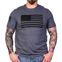 Classic American Flag T-Shirt (Charcoal)