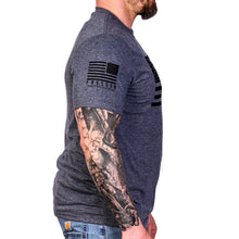 Classic American Flag T-Shirt (Charcoal)