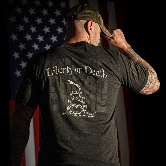 Liberty or Death T-Shirt (Metallic Gold)