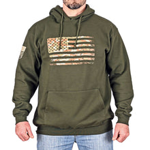 Arid Camo Flag Hoodie (OD Green)