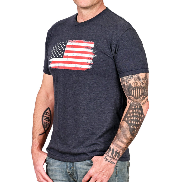 Old Glory T-Shirt (Heather Blue)