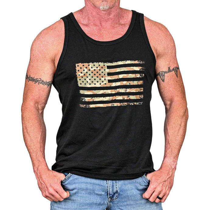 Camo American Flag Tank