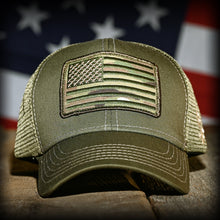 MultiCam Flag Patch OD Green (Range Hat)