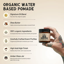 Organic Water Based Pomade (High Hold / High Shine)