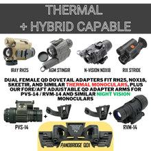 Noisefighters - Panobridge QD1 Dual QD Dovetail Thermal / NV Bridge - v2 - HCC Tactical