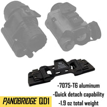 Noisefighters - Panobridge QD1 Dual QD Dovetail Thermal / NV Bridge - v - HCC Tactical