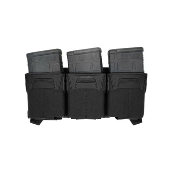 Black; Agilite - Pincer™ Placard .308 Triple Mag Pouch - HCC Tactical