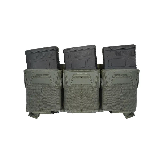 Ranger Green; Agilite - Pincer™ Placard .308 Triple Mag Pouch - HCC Tactical