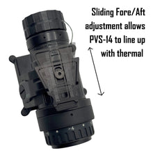Noisefighters - QD Adjustable Dovetail Arms (Fore/Aft) for PVS-14 - v2 - HCC Tactical