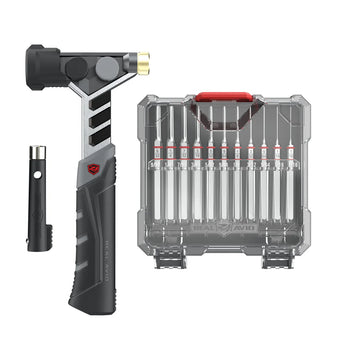 Black; Real Avid - Armorer’s Master Hammer and Accu-Punch 11-Piece Standard Pin Punch Set - HCC Tactical