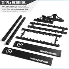 Aluminum Fishing Rod Holder Rack - 24/36/48 Slots