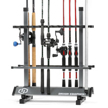 Aluminum Fishing Rod Holder Rack - 24/36/48 Slots