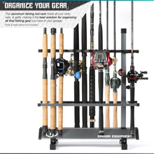 Aluminum Fishing Rod Holder Rack - 24/36/48 Slots