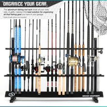 Aluminum Fishing Rod Holder Rack - 24/36/48 Slots