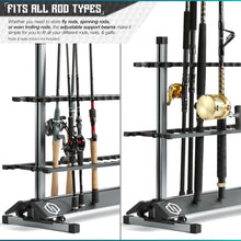 Aluminum Fishing Rod Holder Rack - 24/36/48 Slots