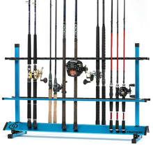 Aluminum Fishing Rod Holder Rack - 24/36/48 Slots